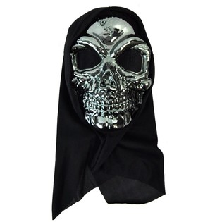 Masque de Tête de Mort Brillant (Lot de 6)