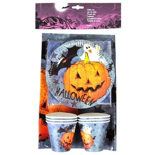 Set de Table Halloween 19 Pièces (Lot de 6)