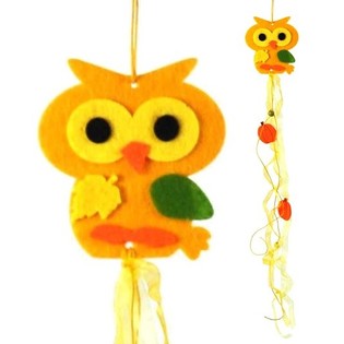 DÉCORATION À SUSPENDRE - MODÈLE : CHOUETTE (24 pcs)
