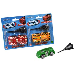 Voiture Lanceuse avec Clé sur Carte (lot de 12)
