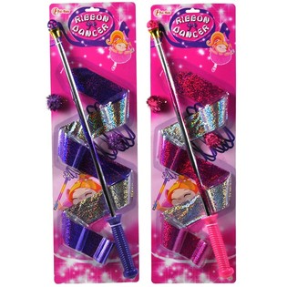 B&acirc;ton de Danse Ruban Gymnastique sur Carte (Lot de 2)