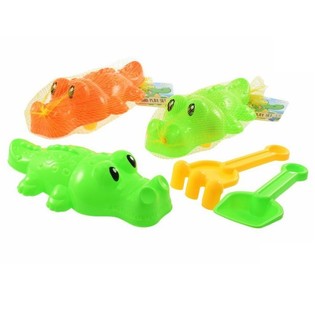 Set de plage crocodile 3 pi&egrave;ces (6 pcs.)