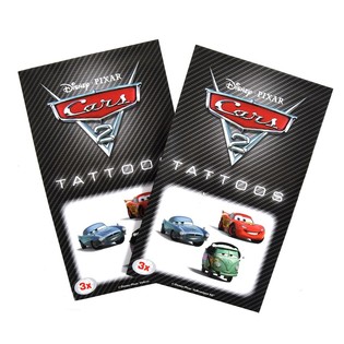 Set de 3 Tatouages Disney Cars 2 pour Enfants (50 pièces)