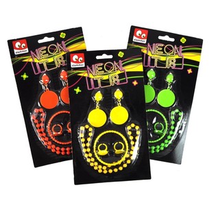 Ensemble de Bijoux NÉON sur Carte (12 pcs)