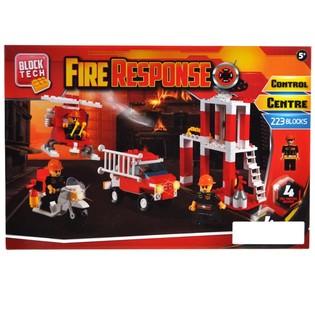 GRAND SET DE CONSTRUCTION BRIQUES INTERVENTION POMPIER - 223 PIÈCES (3 pcs)