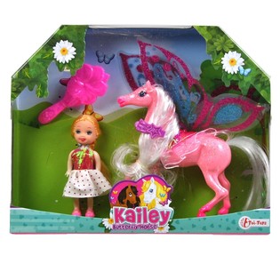 Poup&eacute;e Kailey avec Cheval (6 pcs)