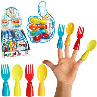 COUVERTS &Agrave; DOIGTS 4 PI&Egrave;CES SUR CARTE (24 pcs)