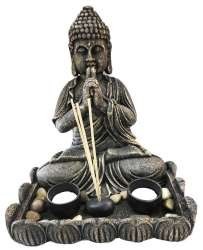 Bouddha Décoratif avec Bougie et Encens (1 pc.)
