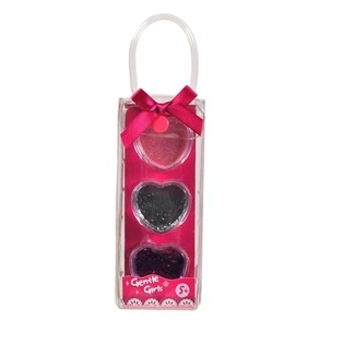 Lot de 12 Ensembles de Poudre de Paillettes en Cœur (3 pièces par ensemble)
