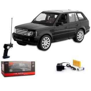 M&Eacute;GA GRANDE VOITURE T&Eacute;L&Eacute;COMMAND&Eacute;E AVEC &Eacute;CLAIRAGE - NOIR