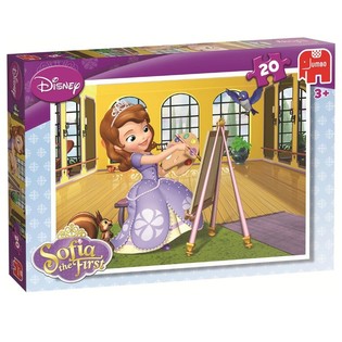 Jumbo Puzzle Disney Sofia la Princesse Peinture 20 Pi&egrave;ces (6 pcs)
