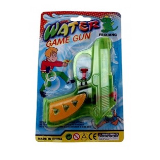 PISTOLET &Agrave; EAU SUR CARTE 12 CM. (24 pcs)
