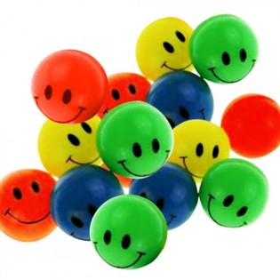 BALLES REBONDISSANTES COLOR&Eacute;ES 2.7 CM (144 pcs)