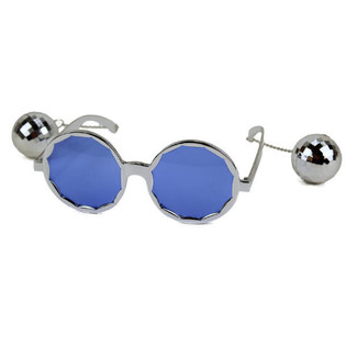 LUNETTES DE FÊTE DISCO AVEC BOULES À FACETTES (6 pcs)