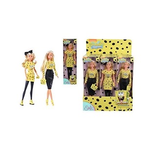 Poup&eacute;e Simba Steffi Love avec Tenue SpongeBob (Pack de 12)