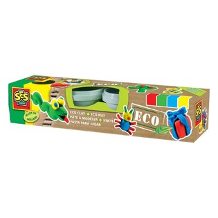 P&acirc;te &agrave; modeler Ses ECO - 4 couleurs de base (1 pce)