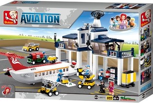 Sluban Atelier d'Avions avec Tour de Contrôle M38-B0373 (1 pc.)