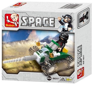 Sluban Space Vehicle M38-B0317 Véhicule Spatial (1 pc.)