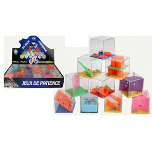 PETITS JEUX DE PATIENCE EN PR&Eacute;SENTOIR (24 pcs)