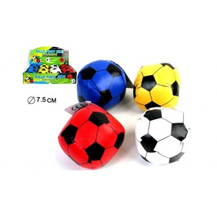 Ballons de Foot en Couleurs Mixtes, 7,5 cm en Présentoir (12 pcs)