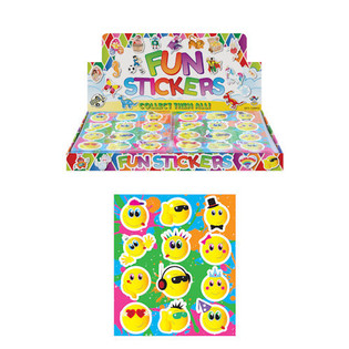 AUTOCOLLANTS FUN – MODÈLE : SMILEYS (120 pcs)
