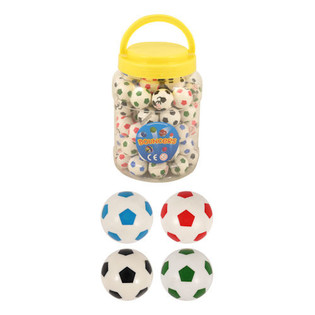 Balles Rebondissantes Football Ø3,3 cm en Pot (72 pcs.)
