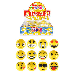 SMILEY PLOPPERS EN PRÉSENTOIR (48 pcs.)