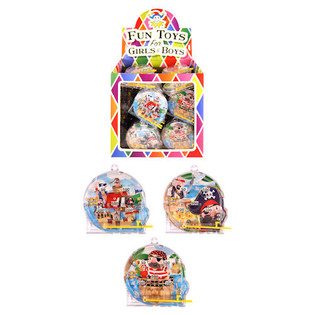 Mini-Flipper Pirates pour Pêche à la Ligne en Présentoir (108 pcs)