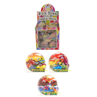 Mini-Flipper Dinosaure pour Pêche à la Ligne en Présentoir (108 pcs)