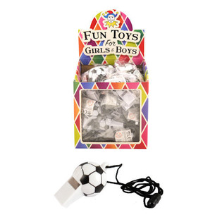 Grands Sifflets de Football en Présentoir (36 pcs)