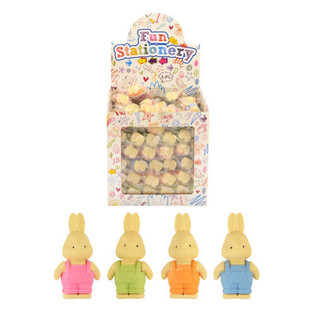 Gommes Modèle Lapin en Présentoir (96 pcs)