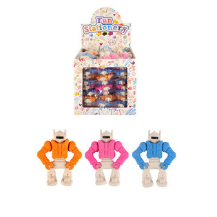 Gommes Modèle : Grands Robots en Présentoir (60 pcs)