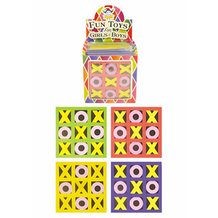 Jeu de Morpion en Mousse en Présentoir (30 pcs)