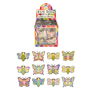 Papillons à Friction Pull Back en Présentoir (24 pcs)