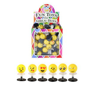 SMILEYS SAUTEURS EN PRÉSENTOIR (84 pcs.)