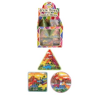 Jeux de patience – Modèle : Dinosaures en présentoir (96 pcs.)