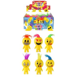 Poupées Smiley Squeezy Lumineuses en Présentoir (12 pcs)