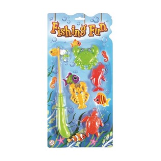 JEU DE PÊCHE MAGNÉTIQUE SUR CARTE (12 pcs)