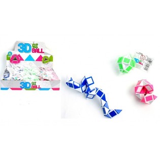 Balle 3D Puzzle 'Cr&eacute;ez votre Serpent' en Display (24 pcs)