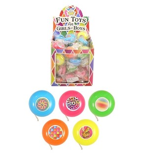 YO-YOS COLORES EN PRÉSENTOIR (72 pcs)