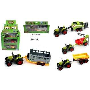 SET DE TRACTEURS DIE CAST EN DISPLAY (12 pièces)