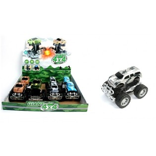 Grands Monster Trucks à Friction en Présentoir (12 pcs)