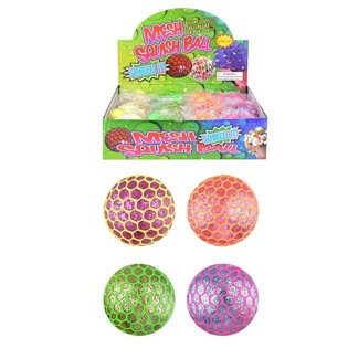 BALLE SQUISHY LUMINEUSE – COULEURS VIVES (12 pcs)