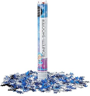 Canon à confettis - Flocons de neige - 40 cm - Party shooter (10 pcs)