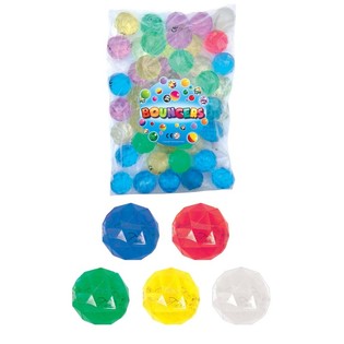 GRANDES BALLES REBONDISSANTES MIX, Ø4,3 CM (50 pcs)