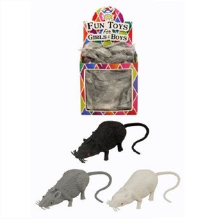 SOURIS COLLANTES EFFRAYANTES EN PRÉSENTOIR (60 pcs.)