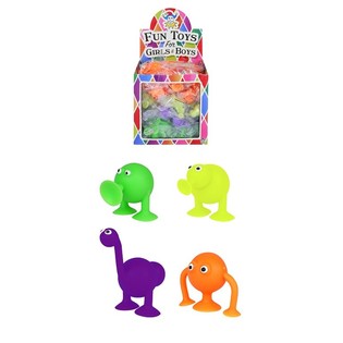 FIGURINES RIGOLOTES À VENTOUSE EN PRÉSENTOIR (72 pcs)