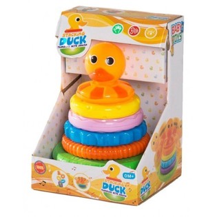 STAPELRINGEN TUIMELAAR SPEELSET MET GELUID, MODEL EEND, Pour enfants dès 0 mois (6 pcs.)