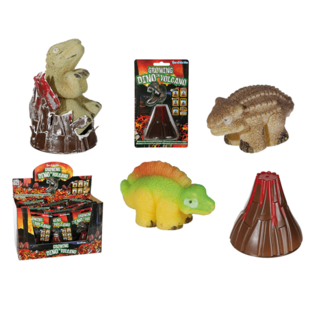 DINOSAURE &Agrave; FAIRE GRANDIR DANS UN VOLCAN (12 pcs.)
