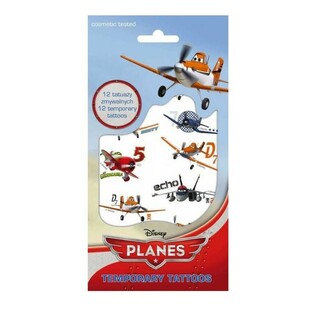 Tatouage &ndash; Tatouages temporaires Disney Planes, 20 x 10 cm (10 pcs)